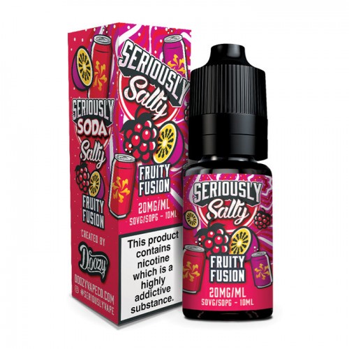 Seriously Salty Soda Fruity Fusion 10ml Nicot...