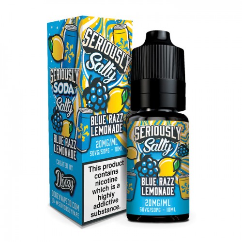 Seriously Salty Soda Blue Razz Lemonade 10ml ...