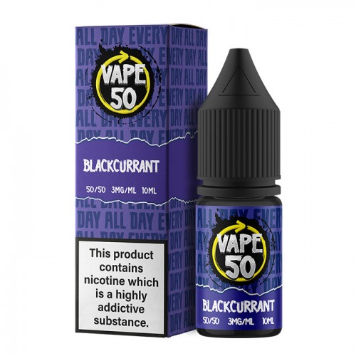 Vape 50 Blackcurrant 10ml E-Liquid