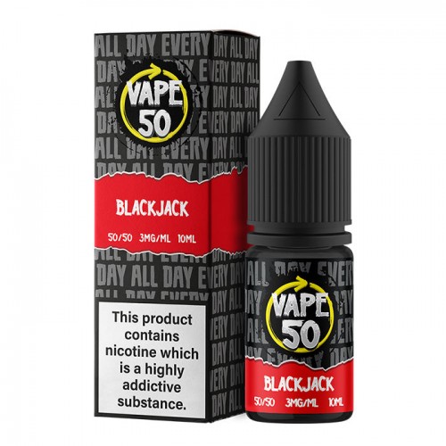 Vape 50 Blackjack 10ml E-Liquid