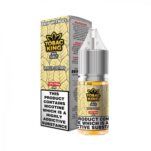 Tobac King on Salt Vanilla Custard 10ml Nic S...