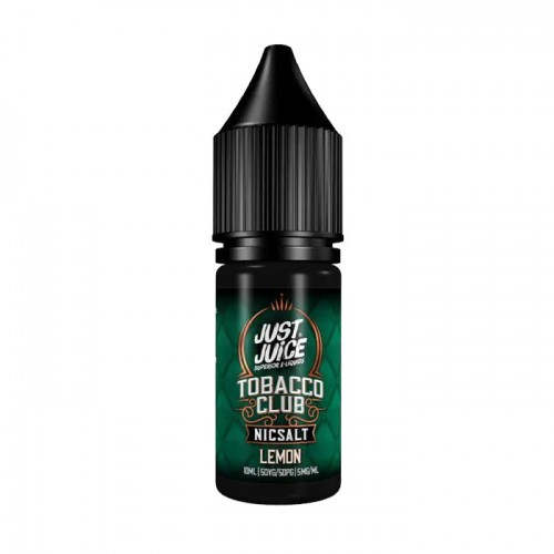 Just Juice Tobacco Club Lemon 10ml Nicotine S...