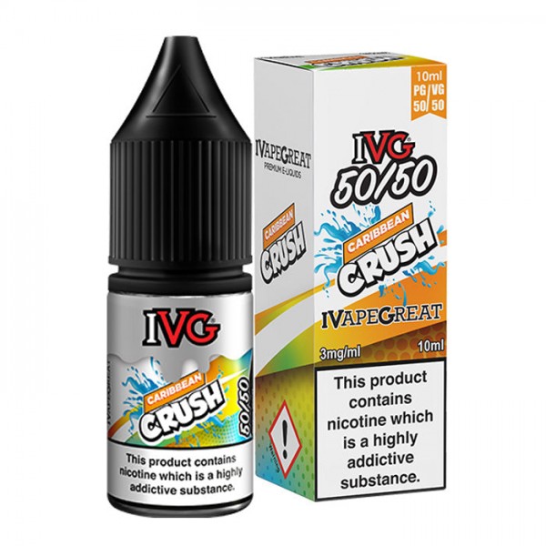 IVG 50/50 Caribbean Crush 10ml E-Liquid