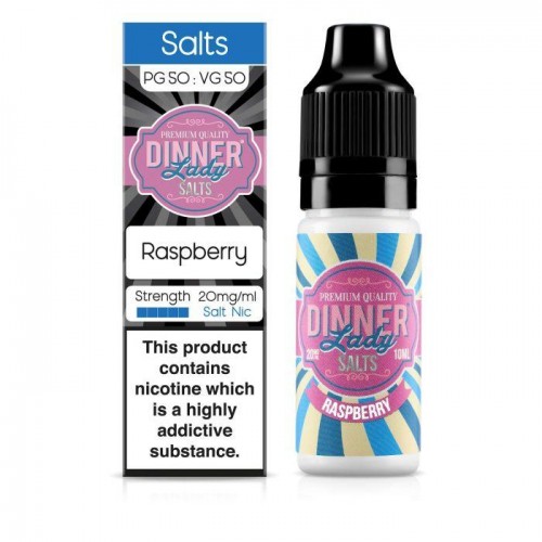 Dinner Lady - Raspberry 10ml Salt Nic E-Liqui...
