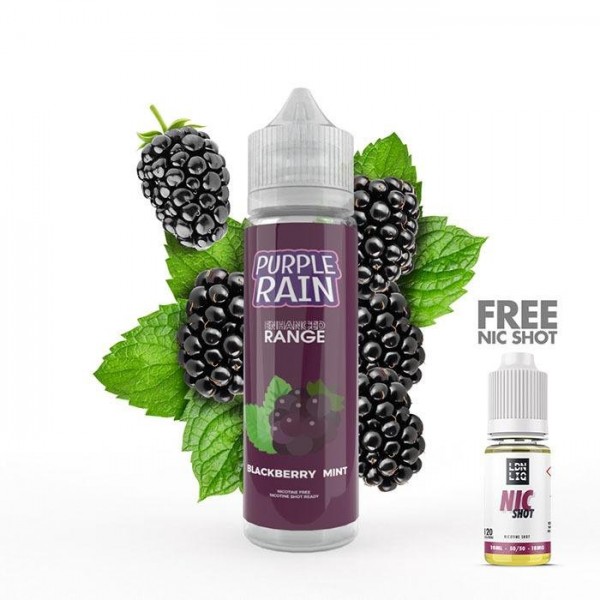 UK ECIG STORE - Purple Rain High VG 50ml Short Fill E-Liquid