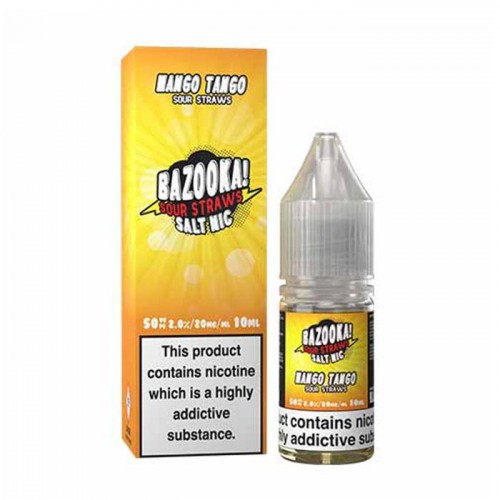 Bazooka Sour Straws Mango 10ml Nic Salt