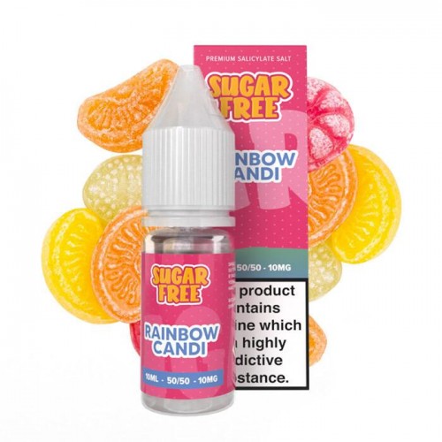 Sugar Free Rainbow Candi - 10ml Nicotine Salt...