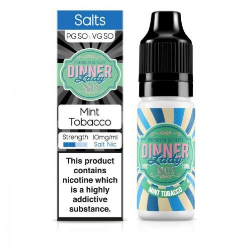 Dinner Lady - Mint Tobacco 10ml Salt Nic E-Li...