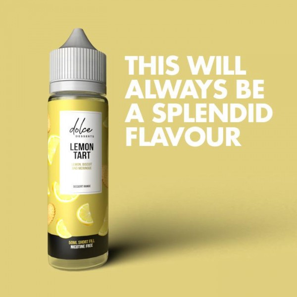 Dolce Desserts Lemon Tart 50ml Short Fill E-liquid