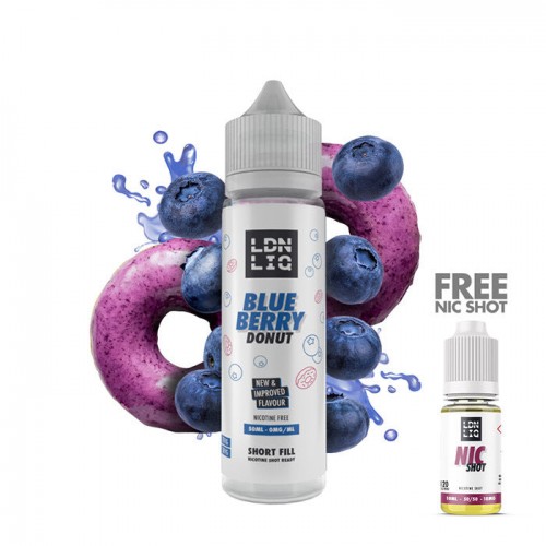 LDN LIQ Blueberry Donut 50ml Short Fill E-Liq...