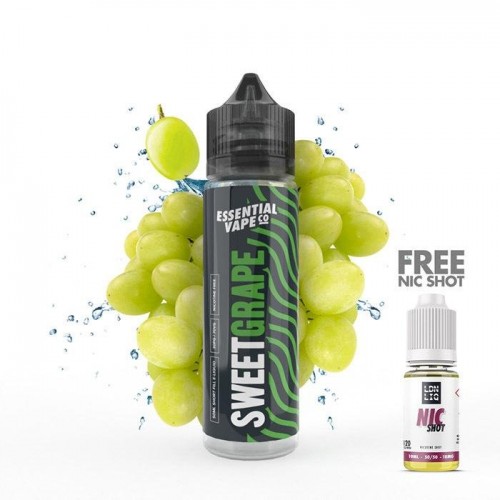 Essential Vape Co Sweet Grape 50ml Short Fill...