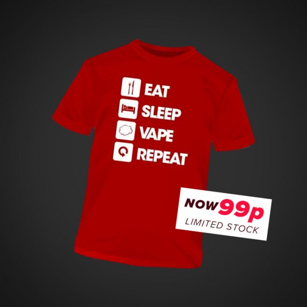 Eat Sleep Vape Repeat T-Shirt