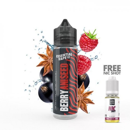 Essential Vape Co Berry n' Spice 50ml Sho...