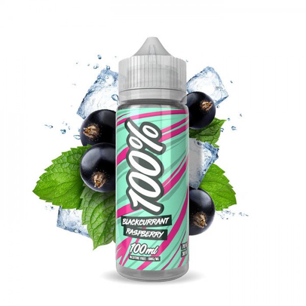 100% Blackcurrant Raspberry - 100ml Short Fill E-Liquid