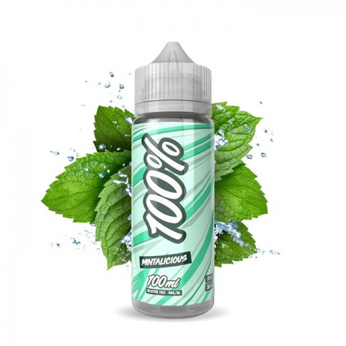 100% Mintalicious - 100ml Short Fill E-Liquid