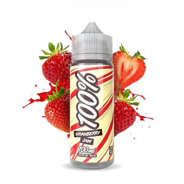 100% Strawberry Jam - 100ml Short Fill E-Liquid