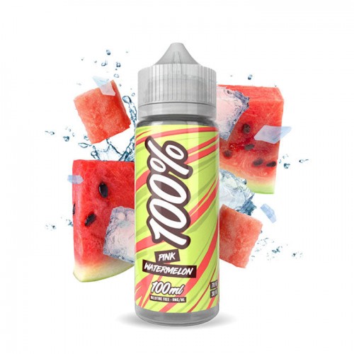 100% Pink Watermelon - 100ml Short Fill E-Liq...