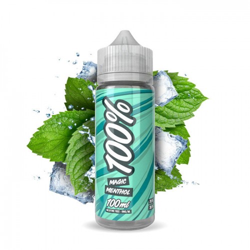 100% Magic Menthol - 100ml Short Fill E-Liqui...