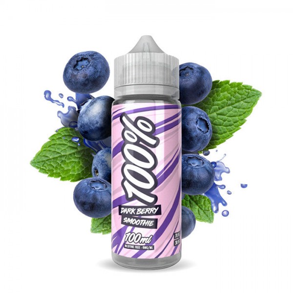 100% Dark Berry Smoothie - 100ml Short Fill E...