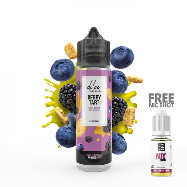 Dolce Desserts Berry Tart 50ml Short Fill E-liquid