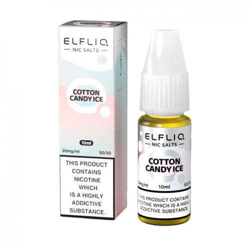 ELFLIQ Cotton Candy Ice 10ml Nicotine Salt E-...